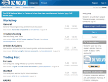 Tablet Screenshot of ozvolvo.org
